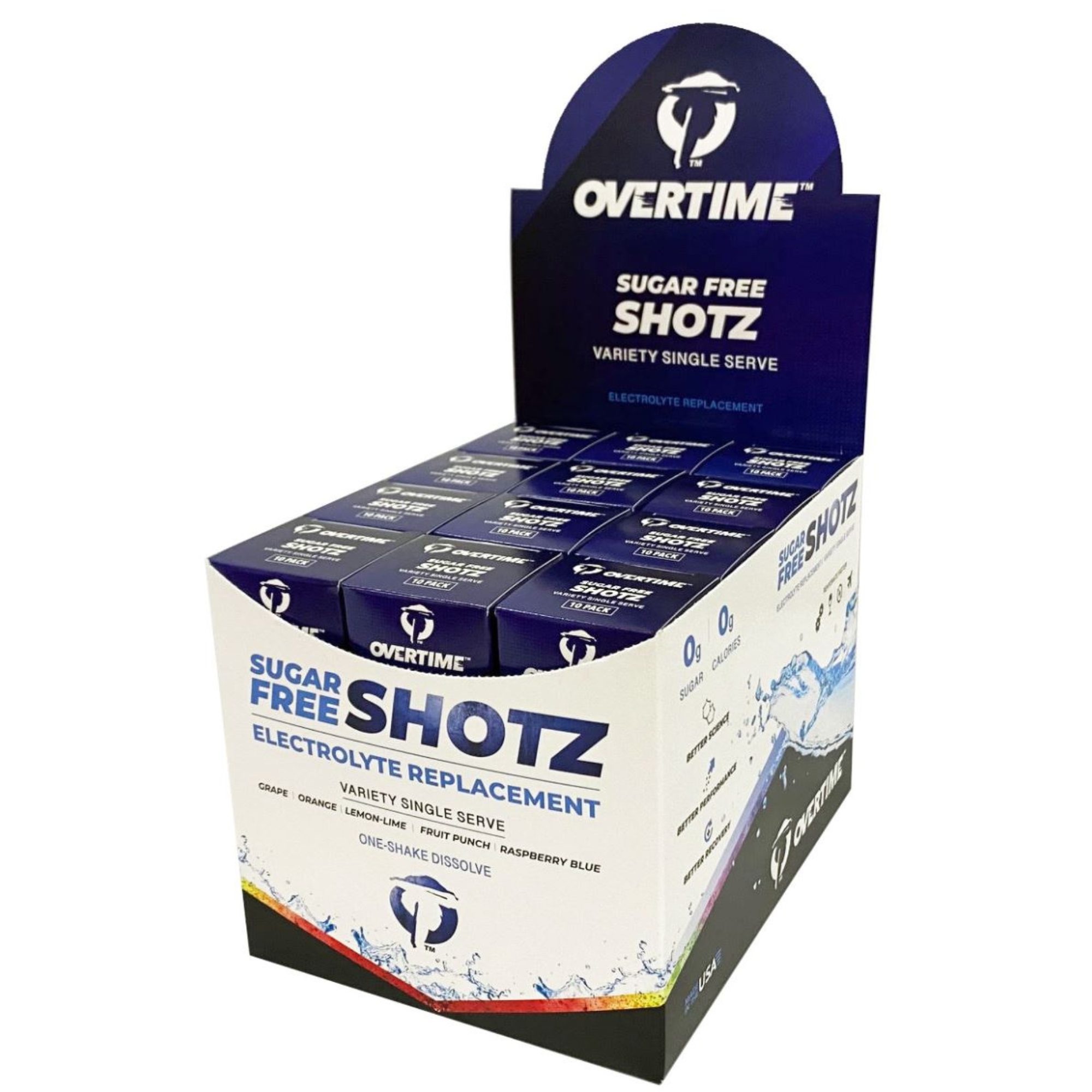 Overtime E-Lyte Drink Mix Variety Pack from GME Supply